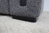 DELTA CHARCOAL FABRIC CORNER LOUNGE