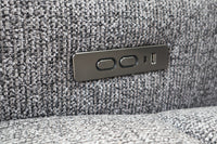 DELTA CHARCOAL FABRIC CORNER LOUNGE