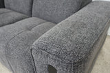 DELTA CHARCOAL FABRIC 2.5 SEATER