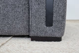 DELTA CHARCOAL FABRIC 2.5 SEATER