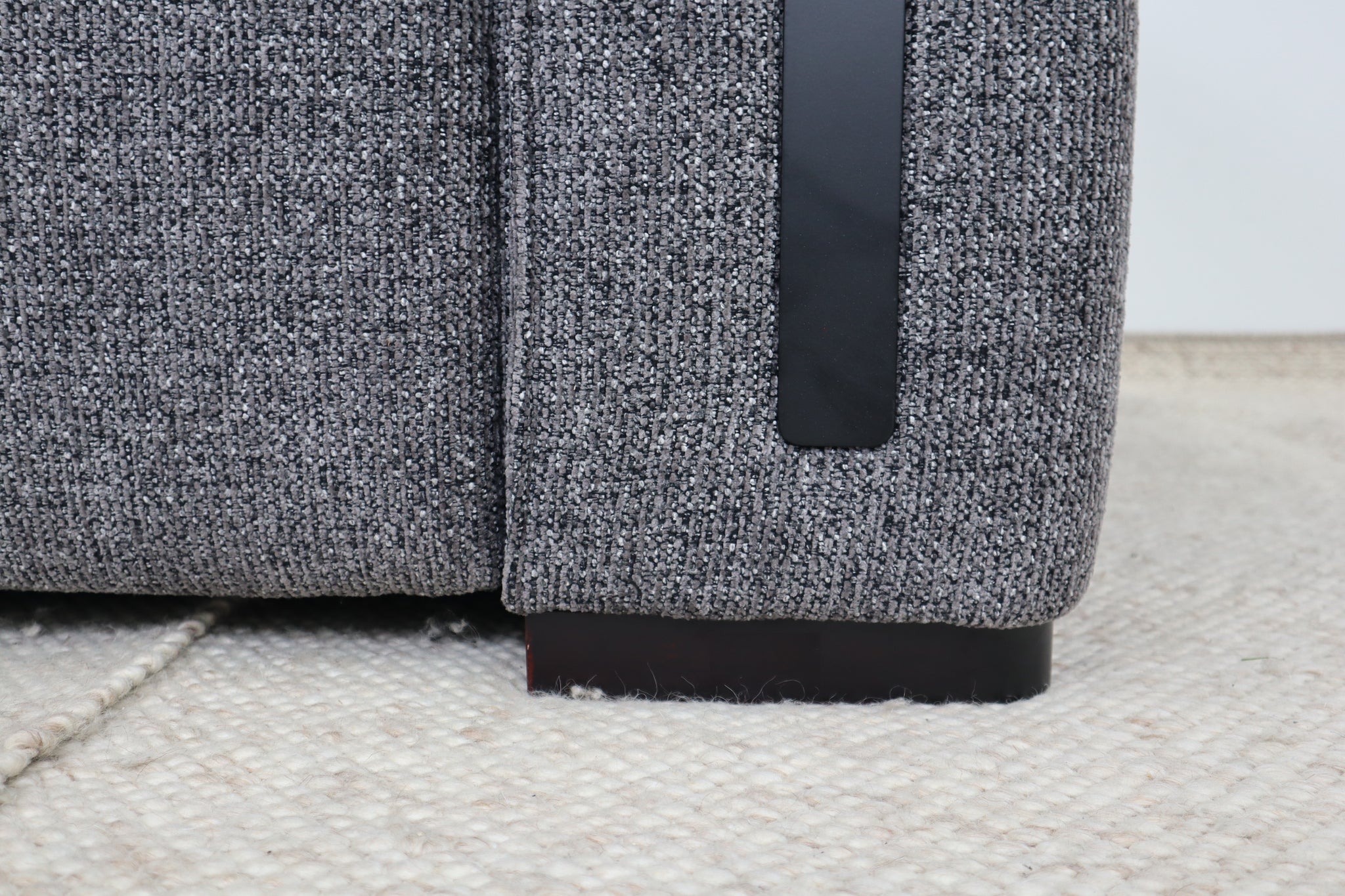 DELTA CHARCOAL FABRIC 2.5 SEATER