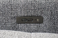 DELTA CHARCOAL FABRIC 2.5 SEATER