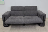 DELTA CHARCOAL FABRIC 2.5 SEATER