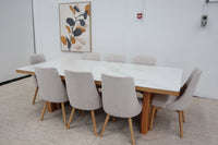 2400 TAO MARBLE LOOK DINING TABLE