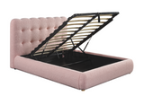 AVA PINK QUEEN BED WITH GAS LIFT