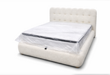 AVA IVORY KING BED WITH GAS LIFT