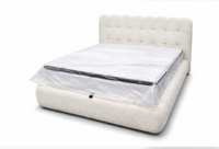AVA IVORY KING BED WITH GAS LIFT