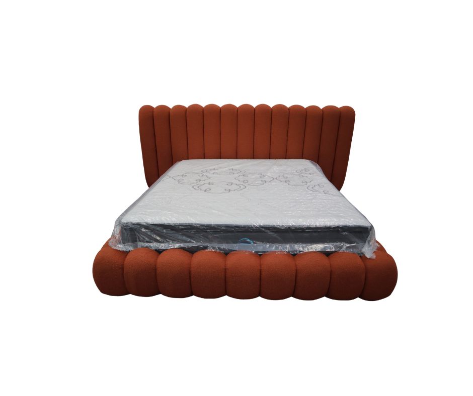 SHAE BURNT ORANGE KING BED
