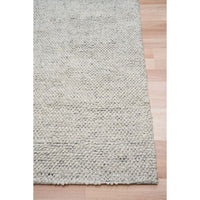 AVENUE TIMELESS GREY RECYCLED FLOOR RUG 200x290cm