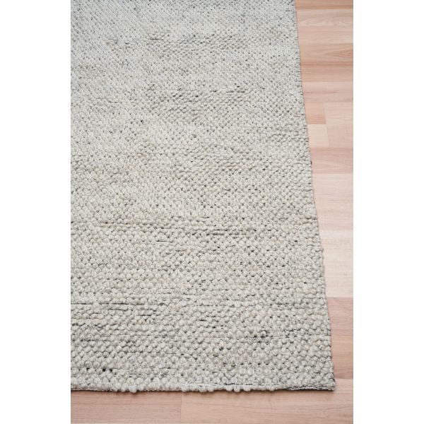 AVENUE TIMELESS GREY RECYCLED FLOOR RUG 200x290cm