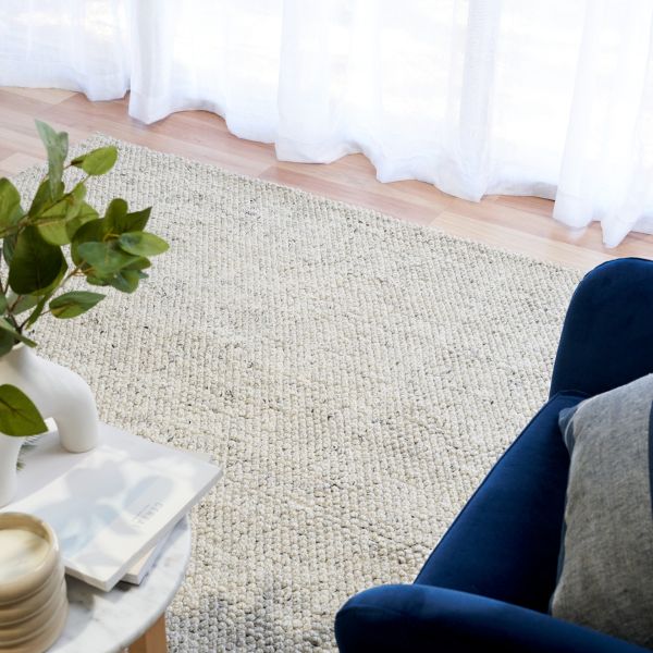 AVENUE TIMELESS GREY RECYCLED FLOOR RUG 200x290cm