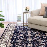 BALUCHI 9864 NAVY FLOOR RUG 200x290cm