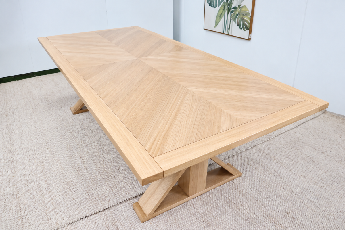 2100 HAVANA MESSMATE VENEER DINING TABLE