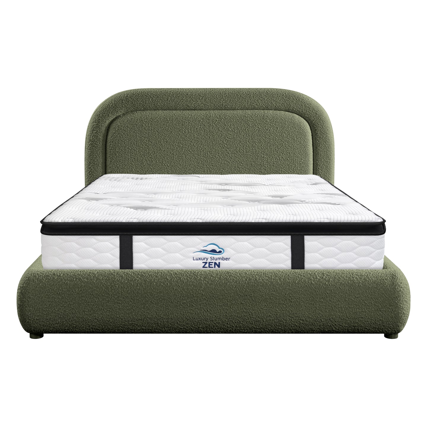 LILLY GREEN QUEEN BED