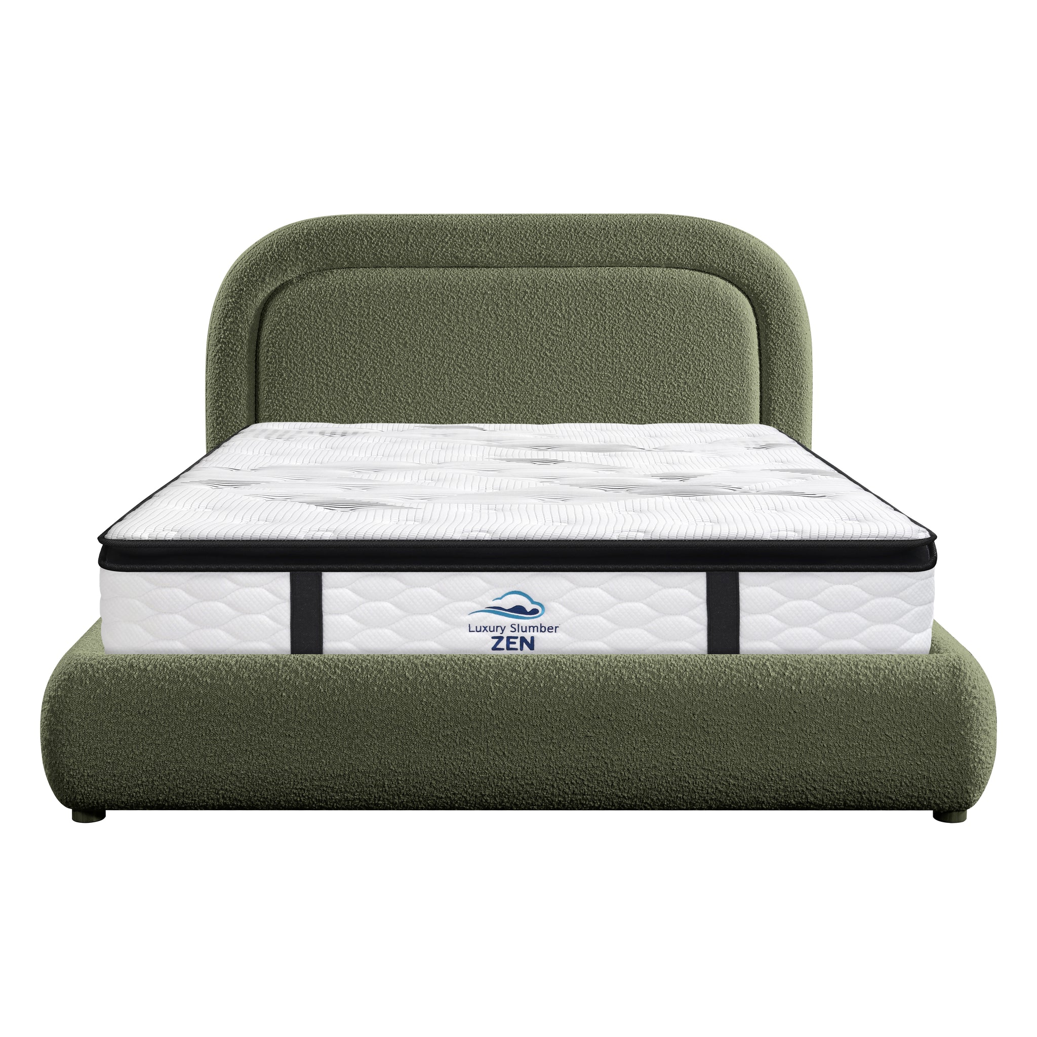 LILLY GREEN QUEEN BED