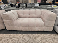 ZOE NATURAL FABRIC 2 SEATER