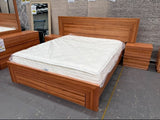 SAMMY WORMY CHESTNUT VENEER QUEEN 3PCE BEDROOM SUITE