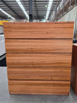 SAMMY WORMY CHESTNUT VENEER TALLBOY