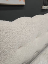 AVA IVORY KING BED WITH GAS LIFT