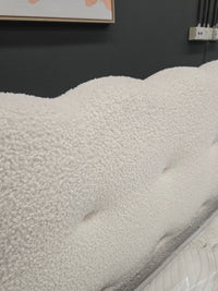 AVA IVORY KING BED WITH GAS LIFT