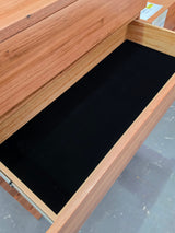 SAMMY WORMY CHESTNUT VENEER TALLBOY