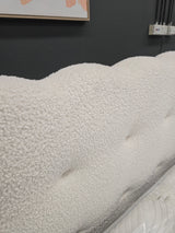 AVA IVORY QUEEN BED WITH GAS LIFT